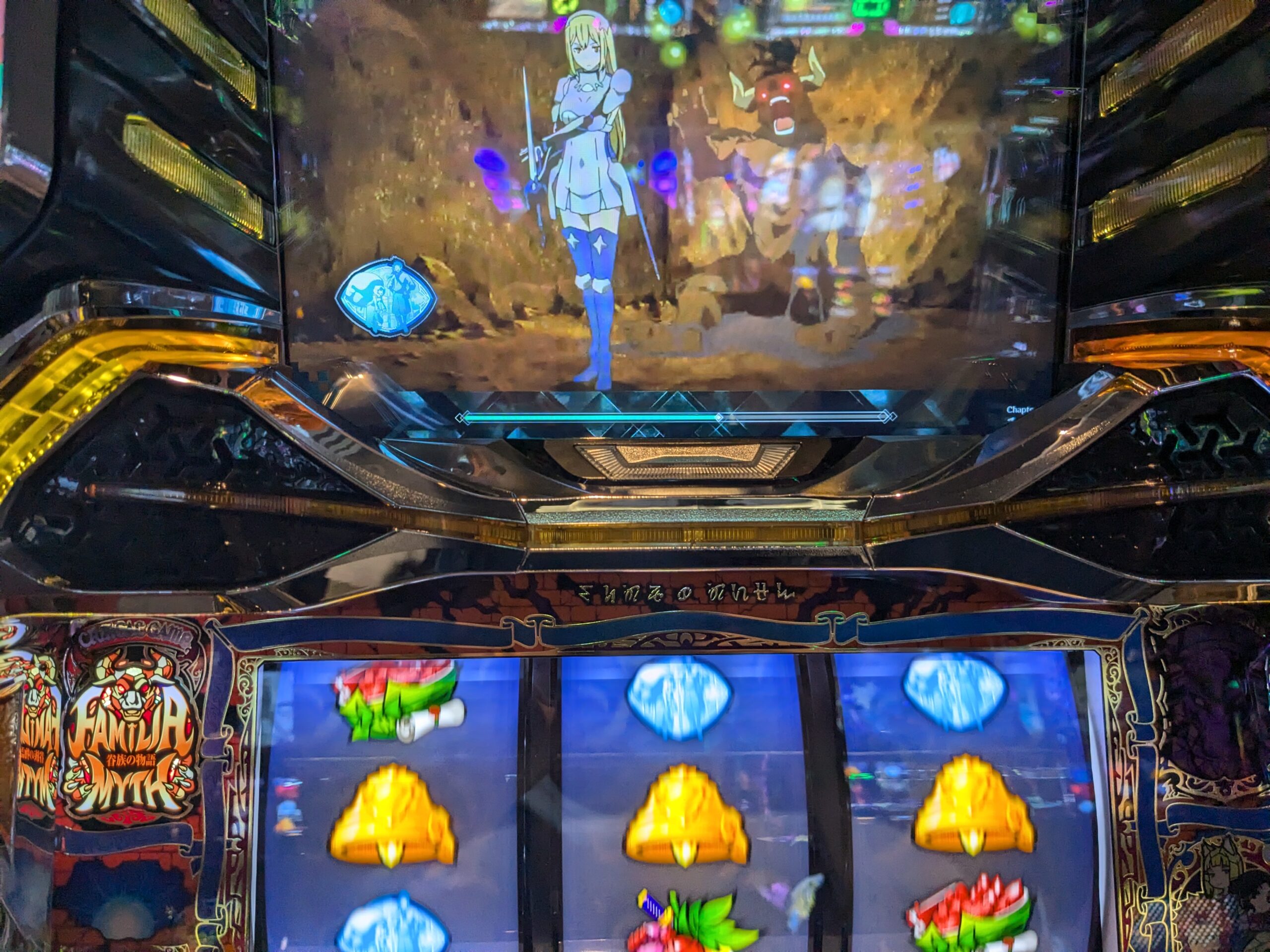 ART中リプレイナビこれぞダンまち